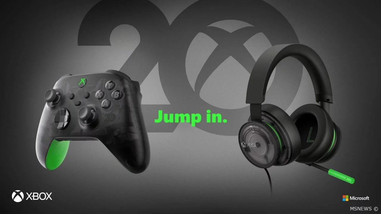 Microsoft представила праздничные аксессуары к 20-летию Xbox
