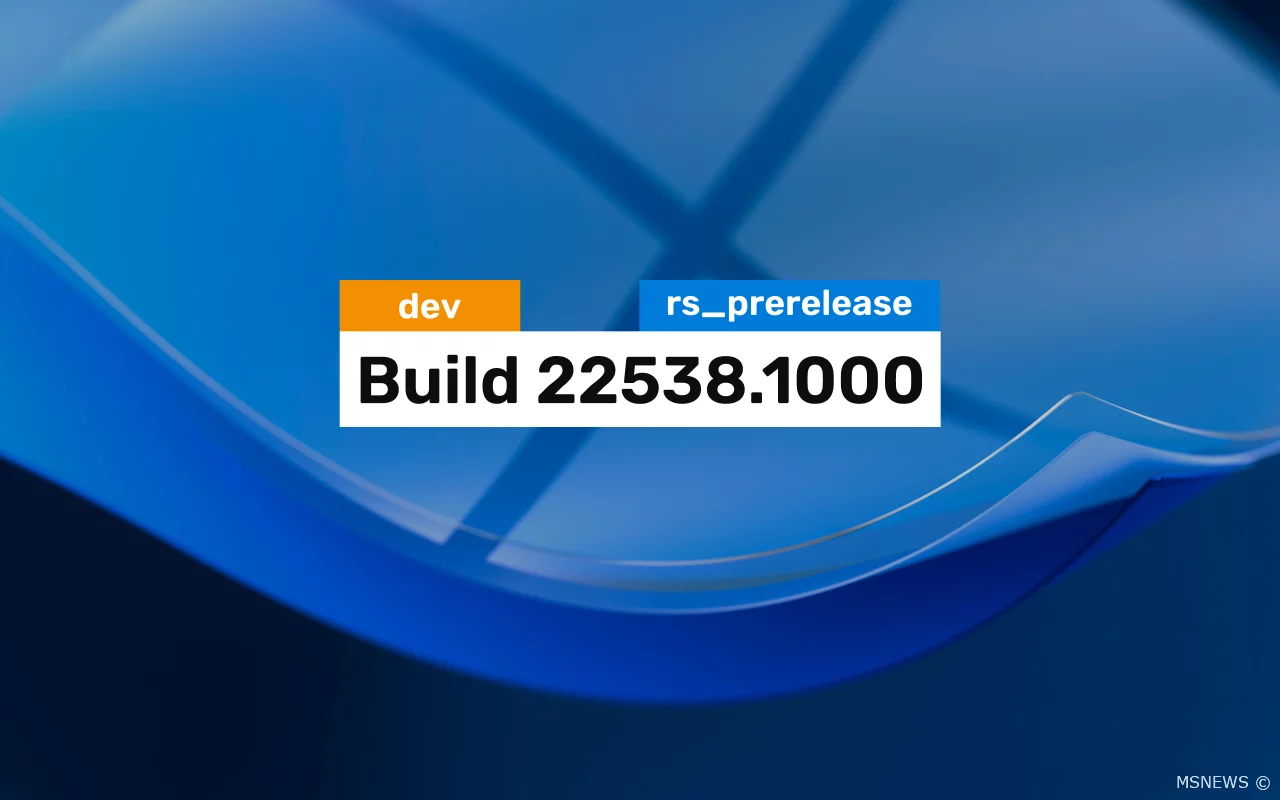 Анонс Windows 11 Insider Preview Build 22538 (канал Dev)