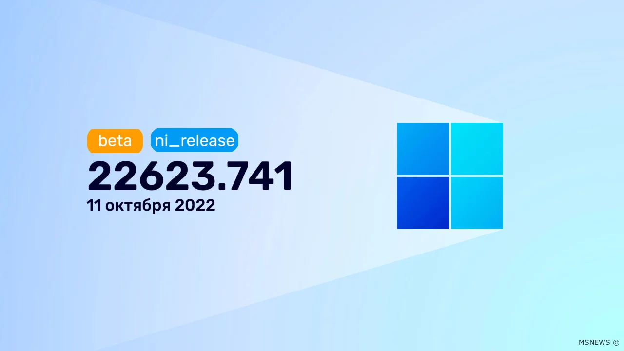 Анонс Windows 11 Insider Preview Build 22621.741 и 22623.741 (канал Beta)