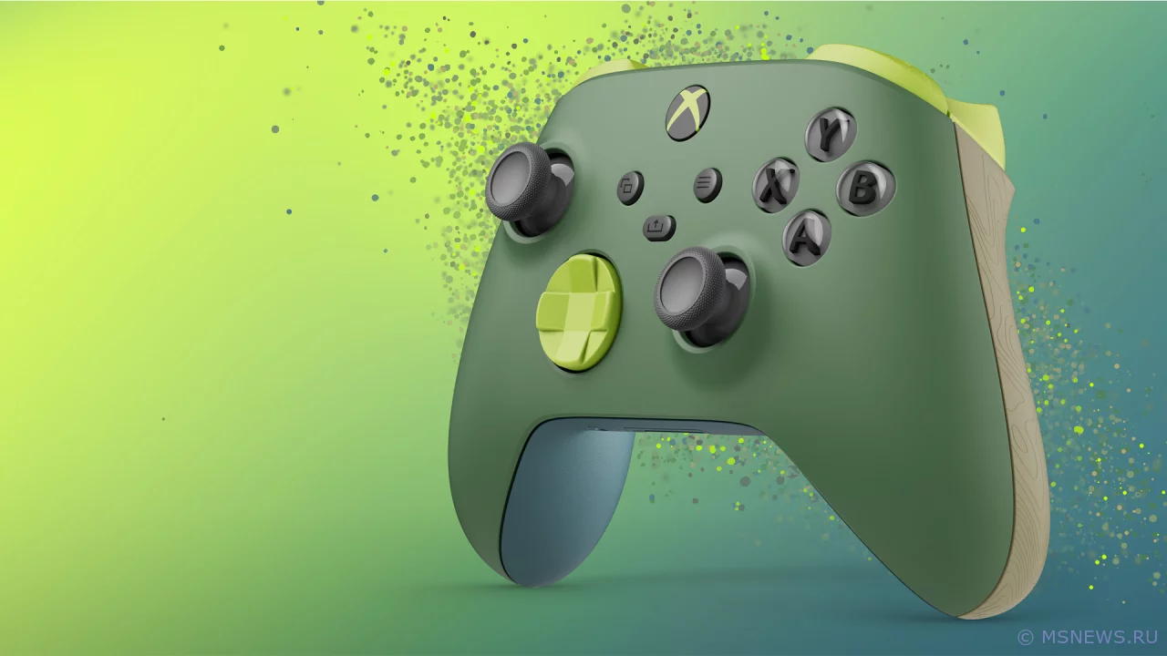 Microsoft представила контроллер Xbox Special Edition Remix, созданный в честь предстоящего Дня Земли