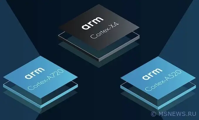 ARM представила ядра Cortex-X4, Cortex-A720 и Cortex-A520 для нового поколения мобильных процессоров