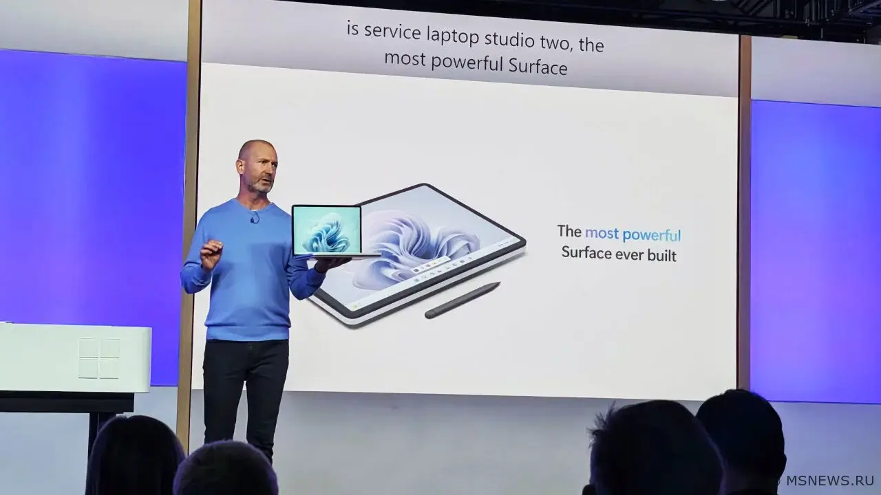 Microsoft анонсировала Surface Laptop Studio 2